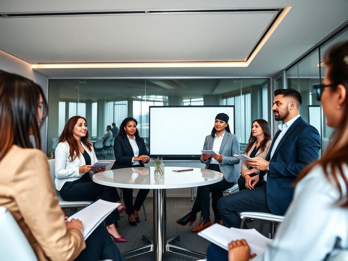Corporate training session